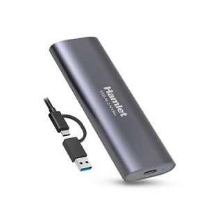 HAMLET BOX ALLUMINIO M.2 NVME USB 3.2 GEN2 10GBPS